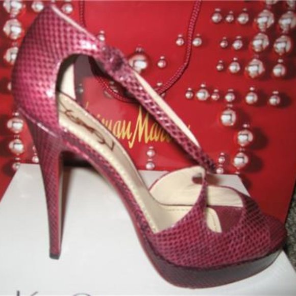 YSL Yves Saint Laurent Tribute Python Platform Sandals Heels Shoes - Picture 2 of 11